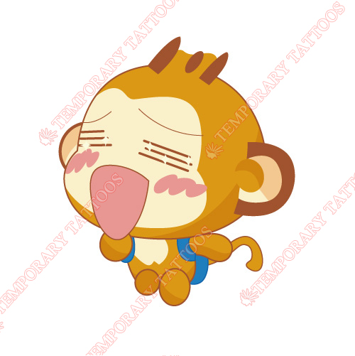 Monkey Customize Temporary Tattoos Stickers NO.8690